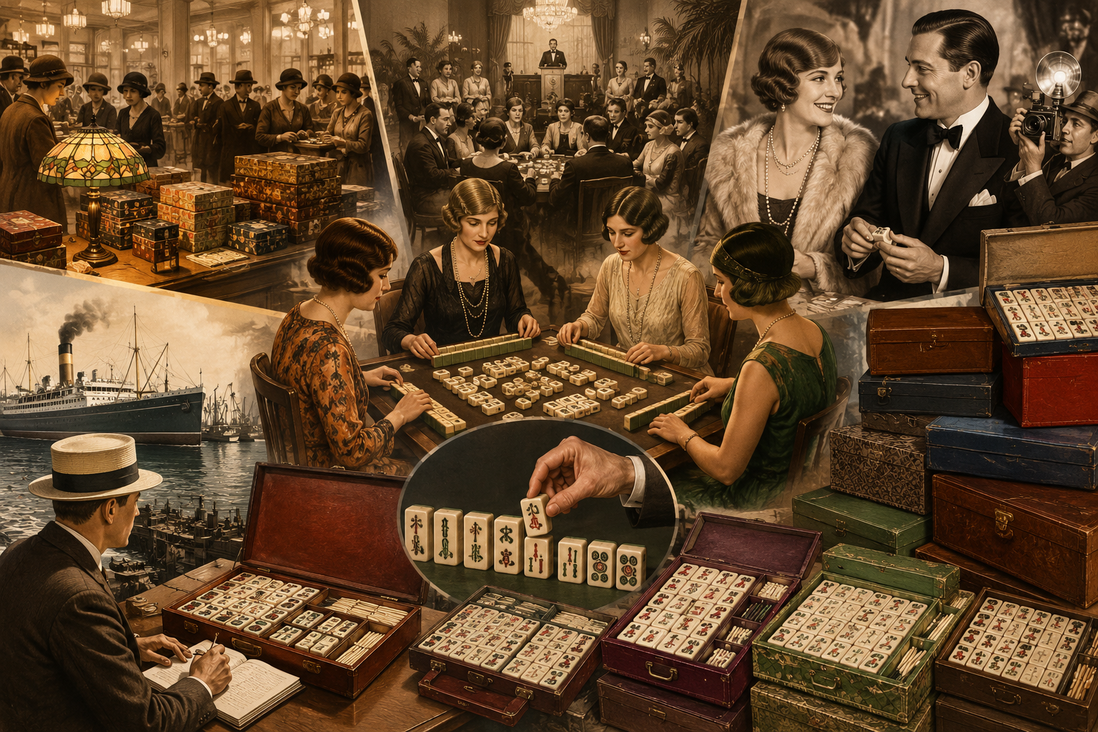 The 1920s American Mah Jongg craze